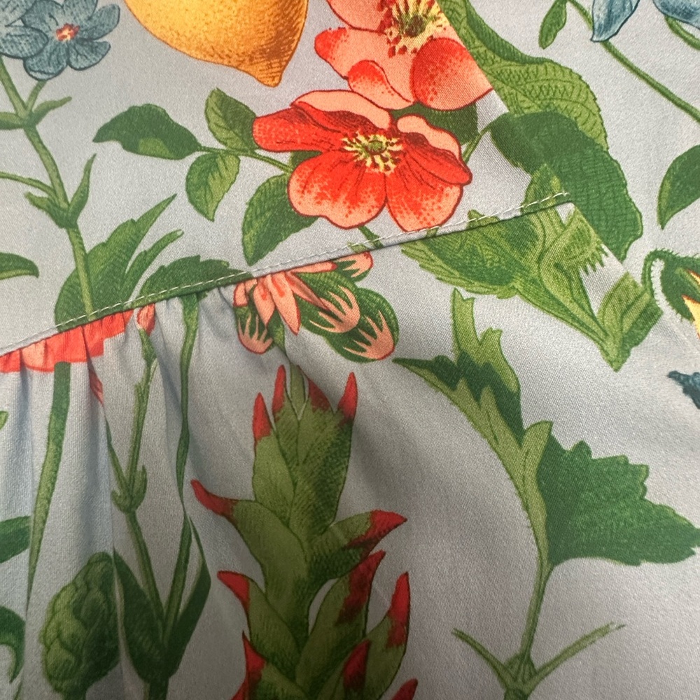TUCKERNUCK Blooming Botanical Ginger
Floral Maxi Dress Sz Medium - Picture 6 of 10